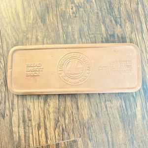 Longaberger  rectangular Bread Basket Brick